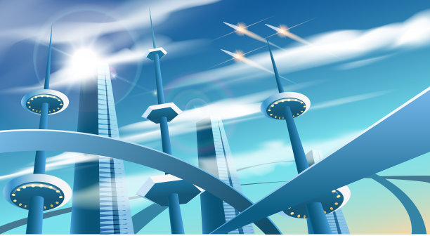 未来的城市景观图片 未来的城市景观图片下载