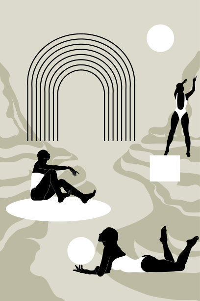 手绘极简主义的观点与女孩在图片 手绘极简主义的观点与女孩在图片下载