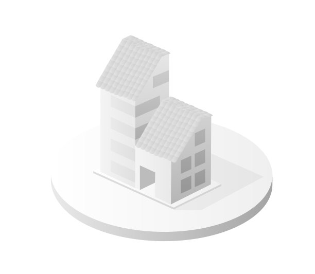 白色建筑图标智能建筑家园图片 白色建筑图标智能建筑家园图片下载