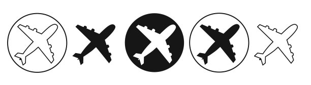 孤立的飞机图标图片 孤立的飞机图标图片下载