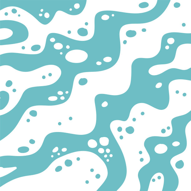 摘要海浪与海洋泡沫背景。平面矢量顶视图插图。图片 摘要海浪与海洋泡沫背景。平面矢量顶视图插图。图片下载