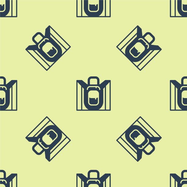 蓝色徒步背包图标孤立无缝图片 蓝色徒步背包图标孤立无缝图片下载