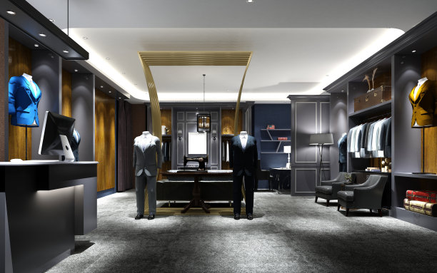 男装商店的3d渲染图片 男装商店的3d渲染图片下载