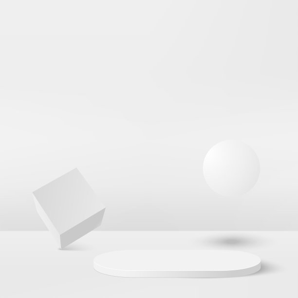 抽象背景与白色几何3d图片 抽象背景与白色几何3d图片下载