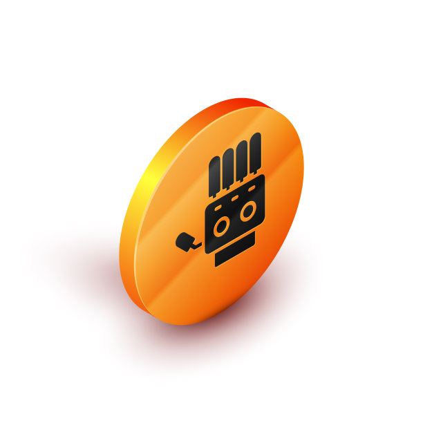 等距机械机械手图标隔离上图片 等距机械机械手图标隔离上图片下载