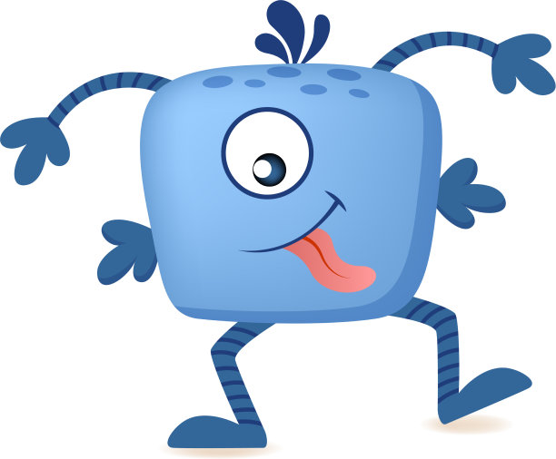 可爱的卡通怪物图片 可爱的卡通怪物图片下载