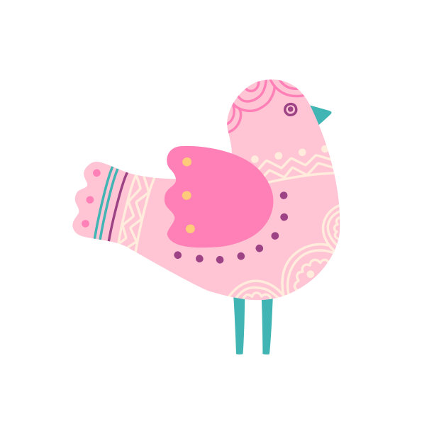 民间图案鸟,斯堪的纳维亚抽象花卉装饰图片 民间图案鸟,斯堪的纳维亚抽象花卉装饰图片下载