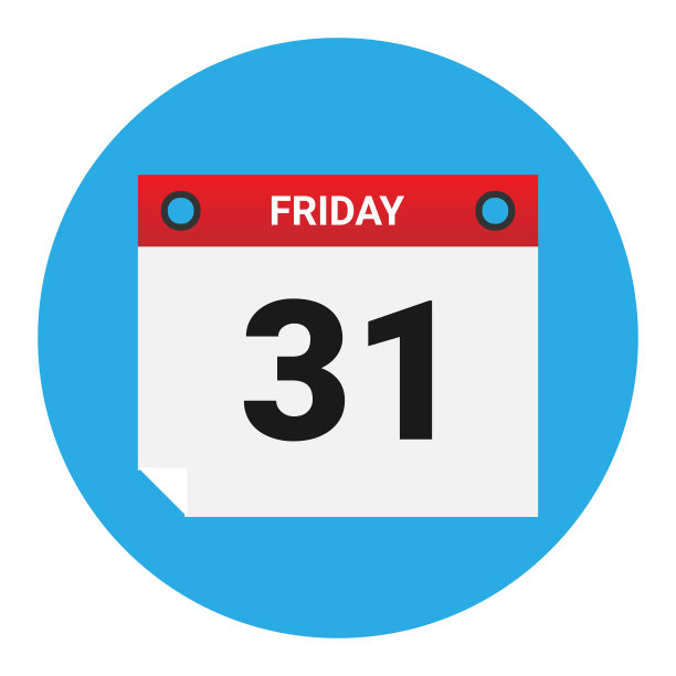 31星期五-日历图标。图片 31星期五-日历图标。图片下载