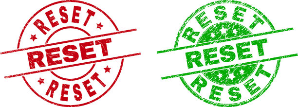 使用粗糙的纹理重置圆形印章印章图片 使用粗糙的纹理重置圆形印章印章图片下载