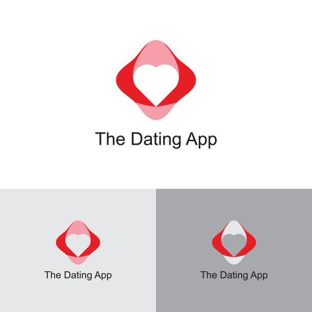 约会app logo设计模板图片 约会app logo设计模板图片下载