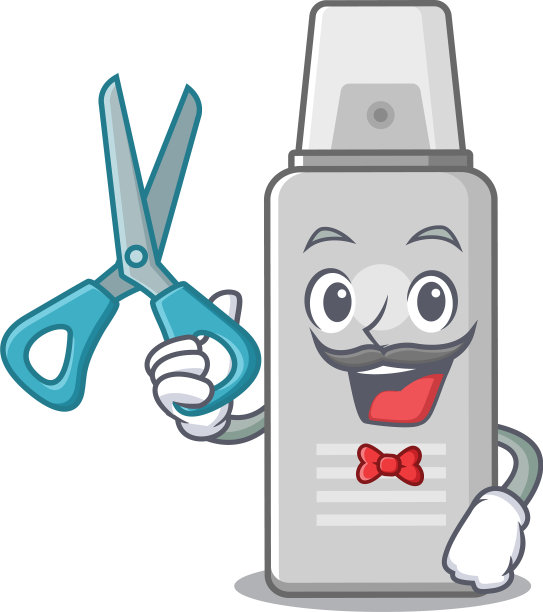 剃须泡沫天才理发师卡通人物图片 剃须泡沫天才理发师卡通人物图片下载