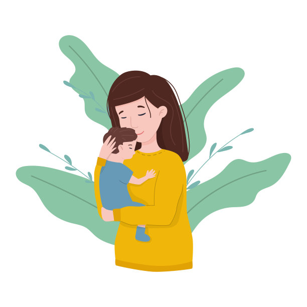 快乐年轻妈妈拥抱宝宝快乐母亲节图片 快乐年轻妈妈拥抱宝宝快乐母亲节图片下载