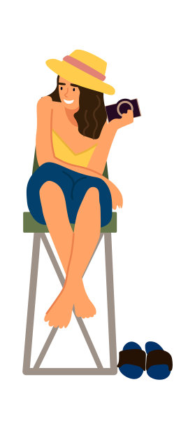 女性摄影师卡通女性拿着相机图片 女性摄影师卡通女性拿着相机图片下载