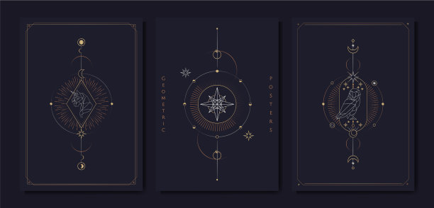 几何占星符号塔罗牌图片 几何占星符号塔罗牌图片下载