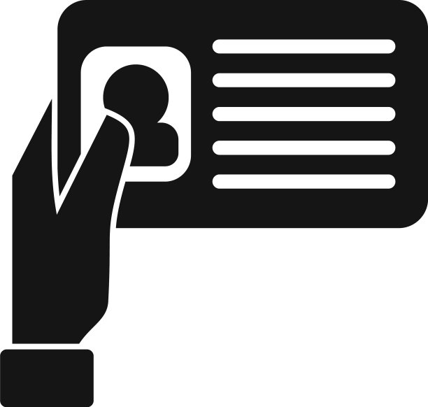 驱动许可证图标简单的风格图片 驱动许可证图标简单的风格图片下载