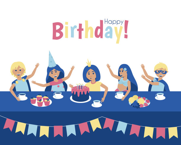 儿童生日明信片图片 儿童生日明信片图片下载