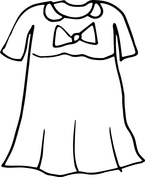 儿童服装涂鸦素描画手不好图片 儿童服装涂鸦素描画手不好图片下载