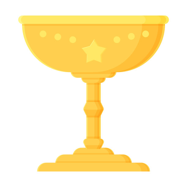 卡通优胜者杯对象金质奖杯图片 卡通优胜者杯对象金质奖杯图片下载