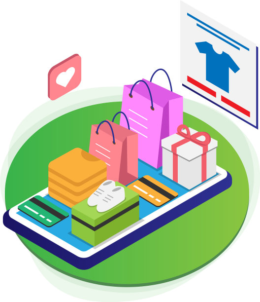 电子商务等距现代购物袋图片 电子商务等距现代购物袋图片下载