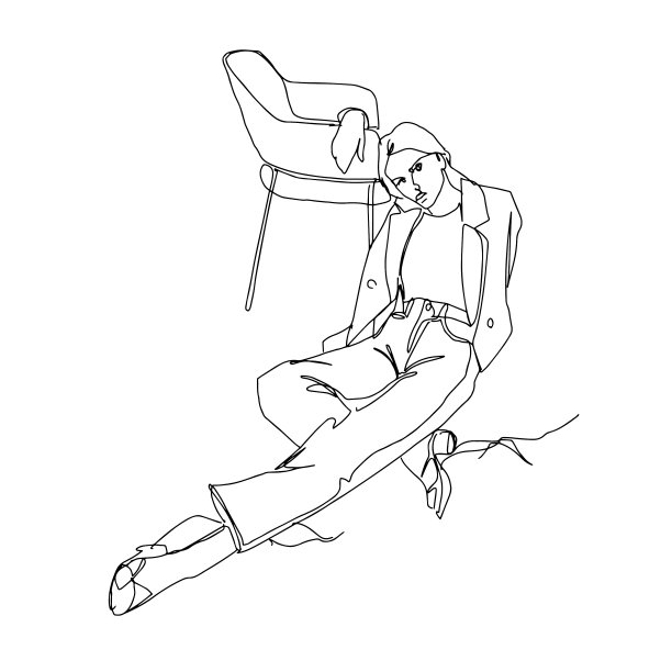 那个漂亮的女孩笔直地靠在椅子上图片 那个漂亮的女孩笔直地靠在椅子上图片下载