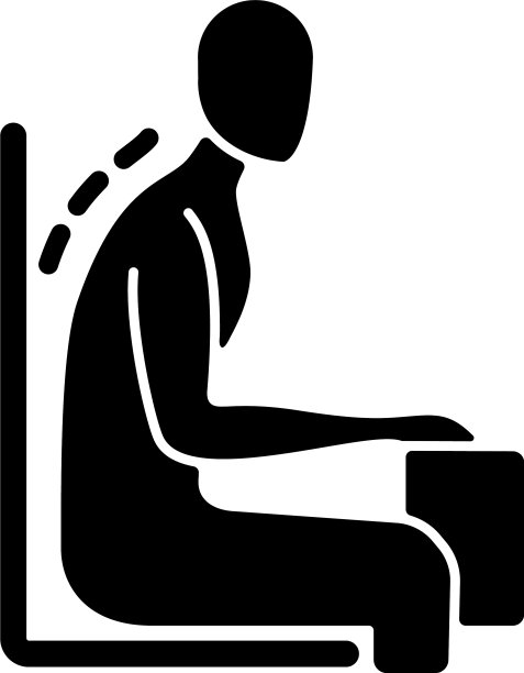 趴在桌子上的黑色字形图标图片 趴在桌子上的黑色字形图标图片下载