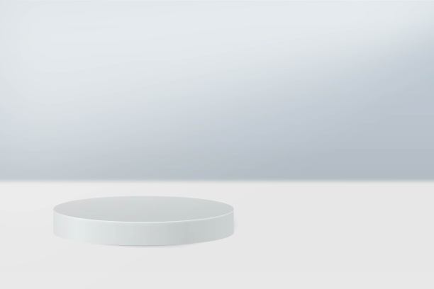向量逼真的讲台平台与粉彩灰色的抽象舞台的产品植入和展示。图片 向量逼真的讲台平台与粉彩灰色的抽象舞台的产品植入和展示。图片下载