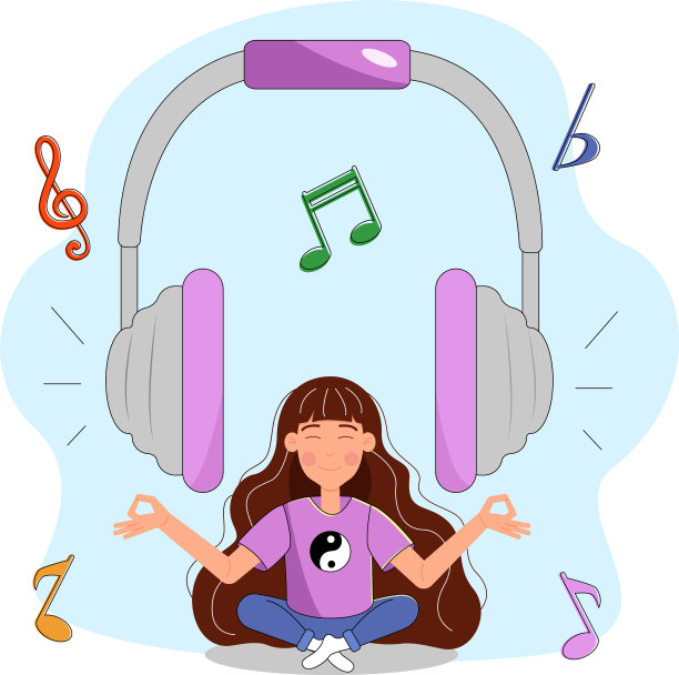 女孩听音乐图片 女孩听音乐图片下载