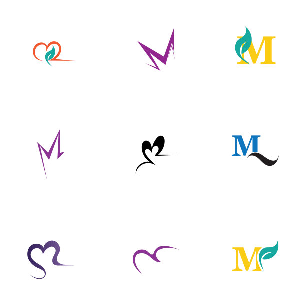 字母m企业抽象统一的标志图片 字母m企业抽象统一的标志图片下载