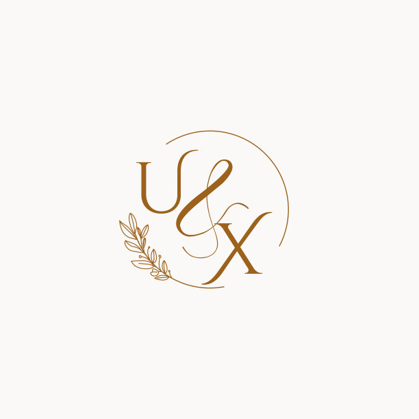 Ux最初的婚礼字母标志图片 Ux最初的婚礼字母标志图片下载
