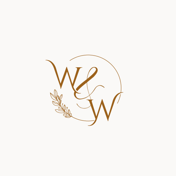 Ww最初的婚礼字母标志图片 Ww最初的婚礼字母标志图片下载