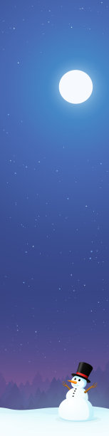 星星点点的夜晚,雪景的竖旗图片 星星点点的夜晚,雪景的竖旗图片下载