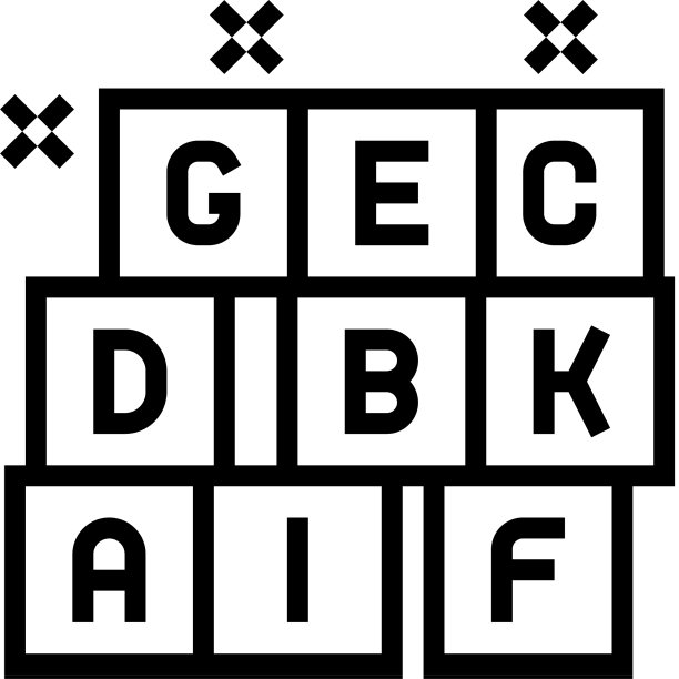 字母方块幼儿园线图标图片 字母方块幼儿园线图标图片下载