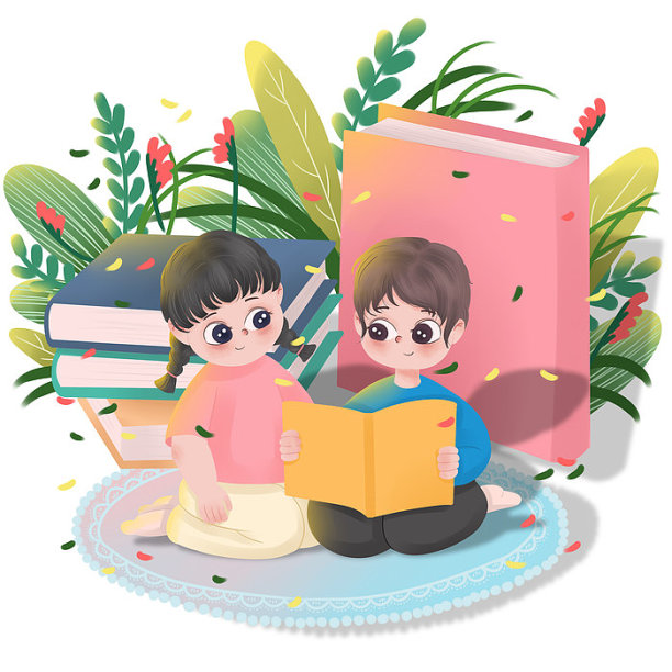 儿童学习场景人物组合图片 儿童学习场景人物组合图片下载