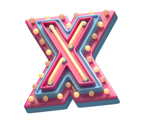 塑料方字体。霓虹灯和灯。图片 塑料方字体。霓虹灯和灯。图片下载