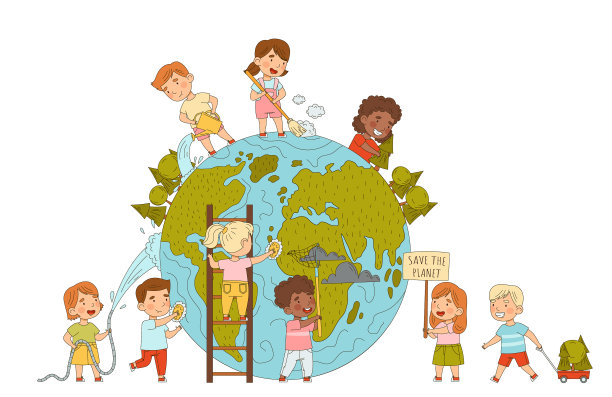 小孩子们拯救地球,照顾地球图片 小孩子们拯救地球,照顾地球图片下载