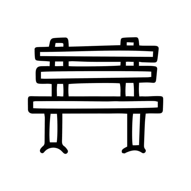长凳线涂鸦简单图标设计图片 长凳线涂鸦简单图标设计图片下载