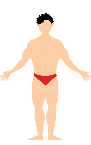 伸展双臂的健美男子图片 伸展双臂的健美男子图片下载