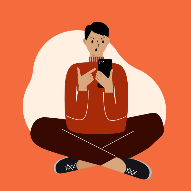 年轻人盘腿坐着打电话,手指指着手机屏幕图片 年轻人盘腿坐着打电话,手指指着手机屏幕图片下载