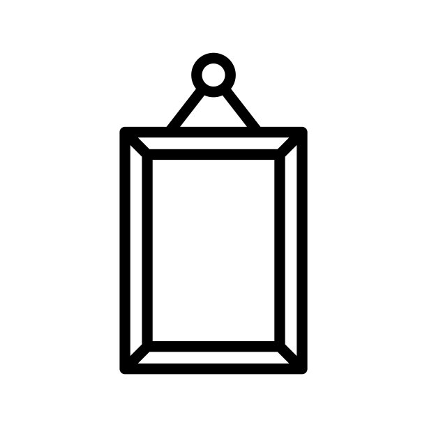 镜像图标设计矢量模板插图图片 镜像图标设计矢量模板插图图片下载