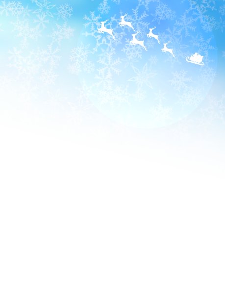 浅蓝色背景插图与雪和圣诞老人框架图片 浅蓝色背景插图与雪和圣诞老人框架图片下载