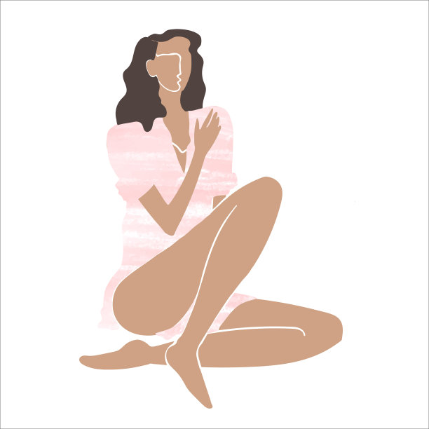 彩色女人插图图片 彩色女人插图图片下载