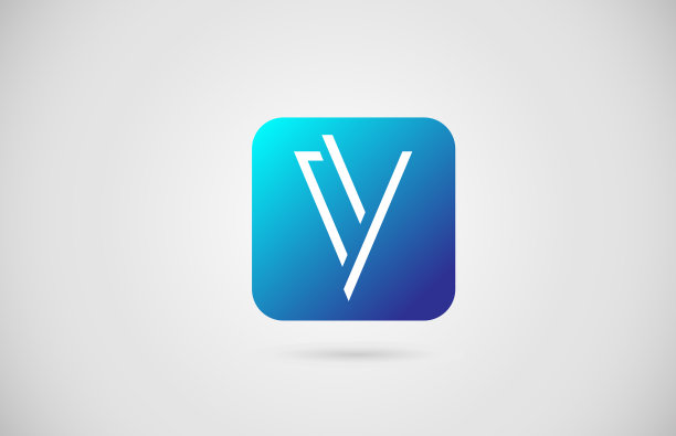 V粉色爱心字母标志图标图片 V粉色爱心字母标志图标图片下载