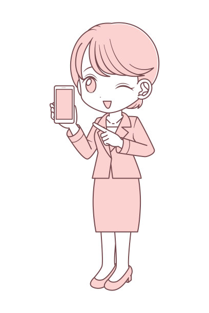 穿着西装拿着智能手机的女人图片 穿着西装拿着智能手机的女人图片下载