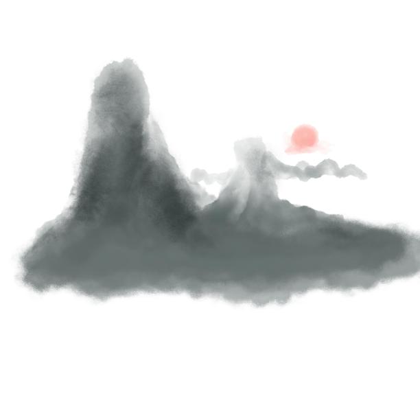 夕阳山水意象图片 夕阳山水意象图片下载