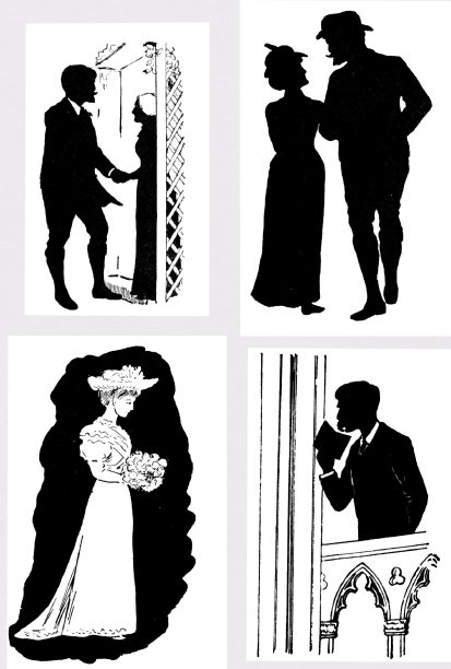 婚礼两轮廓图片 婚礼两轮廓图片下载