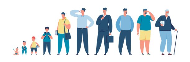 不同年龄的男人,新生儿,儿童,青少年,成人。男性角色的生命周期、人的成长阶段,从婴儿到老人的向量集图片 不同年龄的男人,新生儿,儿童,青少年,成人。男性角色的生命周期、人的成长阶段,从婴儿到老人的向量集图片下载