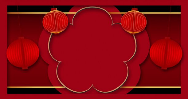 2022年生肖。春节庆祝背景,金色和红色的中国装饰经典节日背景图片 2022年生肖。春节庆祝背景,金色和红色的中国装饰经典节日背景图片下载