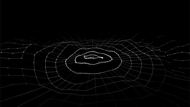 三维圆形数字波。技术浪潮。流数字结构。网络技术背景。矢量插图。图片 三维圆形数字波。技术浪潮。流数字结构。网络技术背景。矢量插图。图片下载
