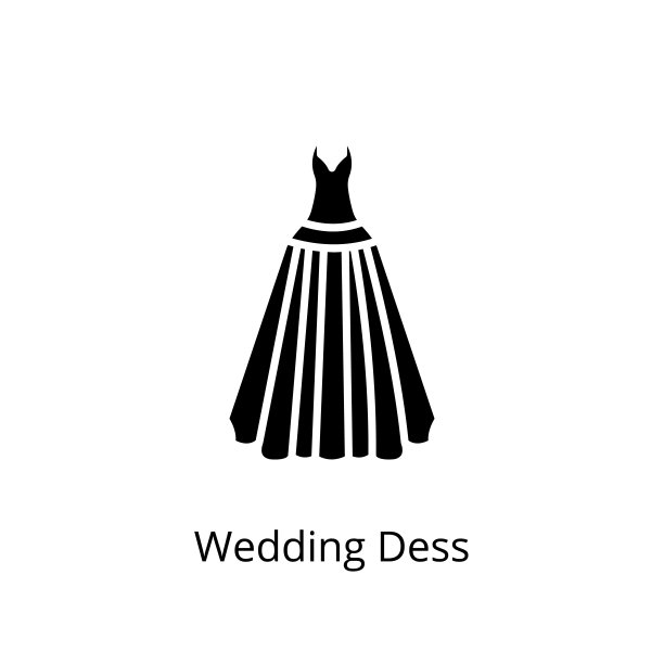 婚纱图标在向量。标识图片 婚纱图标在向量。标识图片下载