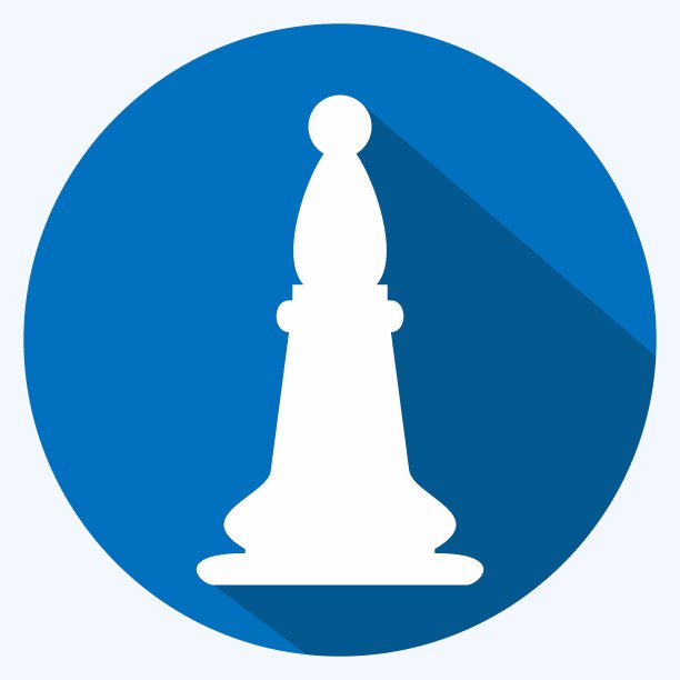 图标国际象棋3 -长阴影风格,简单的插图,可编辑的描边图片 图标国际象棋3 -长阴影风格,简单的插图,可编辑的描边图片下载